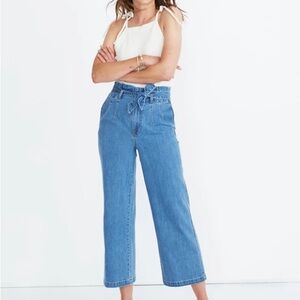 Madewell Paperbag Classic Straight Jeans